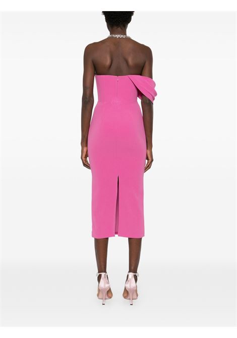 Pink crepe corset midi dress Alex perry - women ALEX PERRY | D1424CNDY